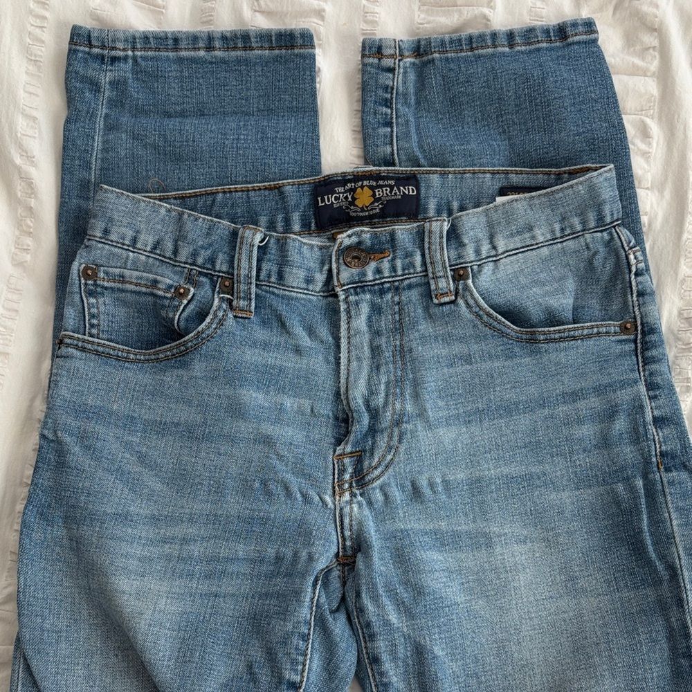 Mens Lucky Brand Light Blue Denim Pants - Picture 6 of 6